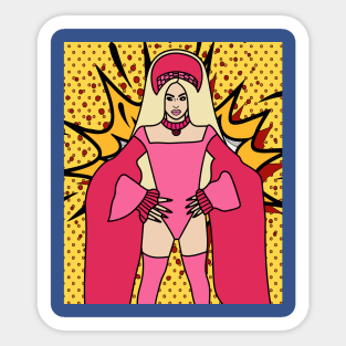 Proud Drag Queen Inspired Sticker